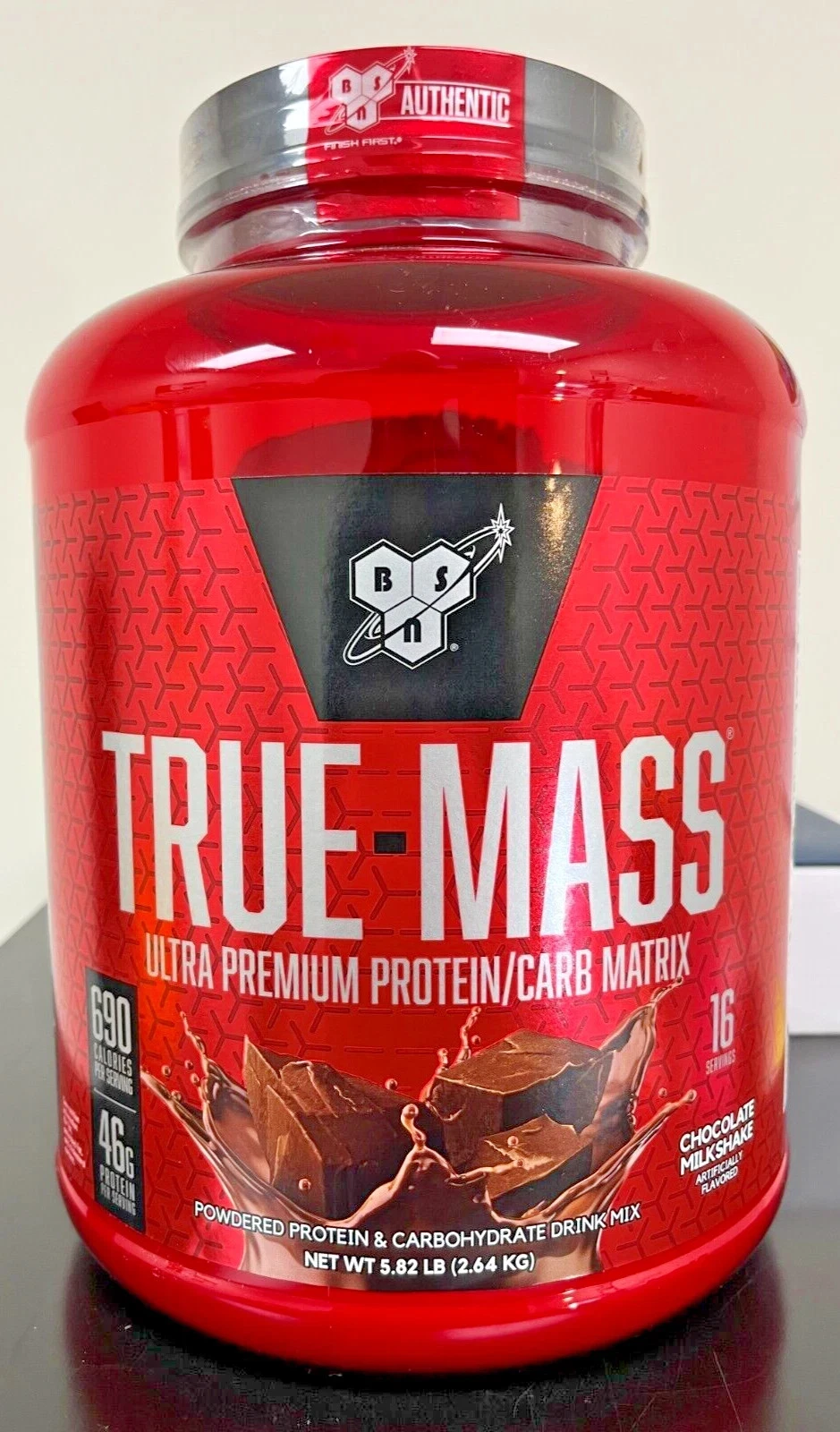 BSN True Mass Premium High Calorie Whey Protein Weight Gainer 5.82LB Tubs NEW