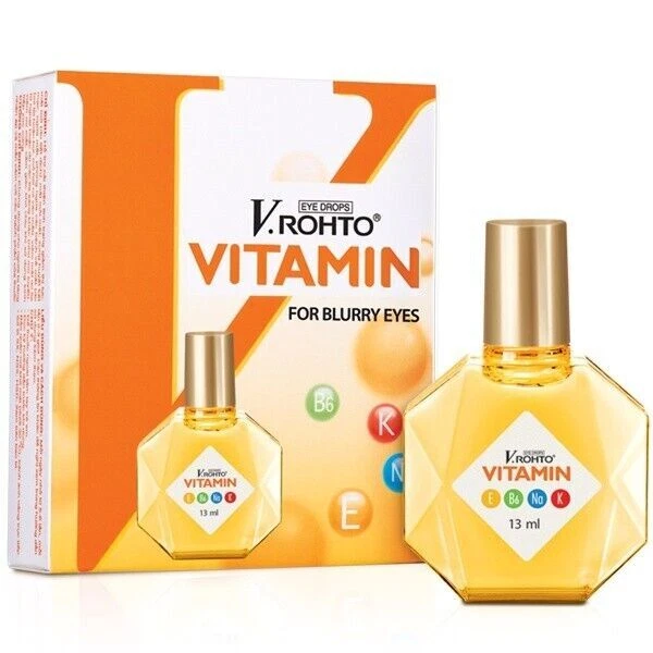 V.Rohto Vitamin Eye Drops Rohto Vitamin for Dry Eyes Blurry Vision Fatigue