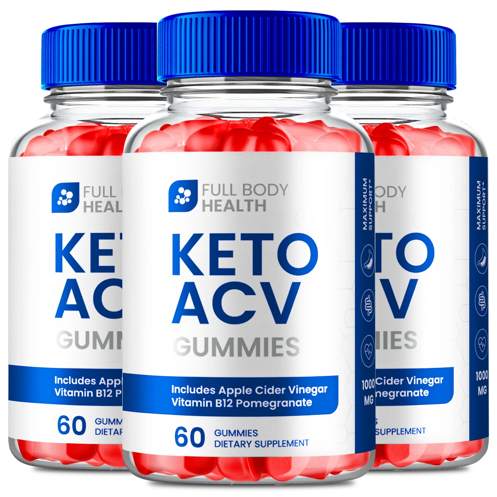 Full Body Health ACV Gummies - 3 Pack