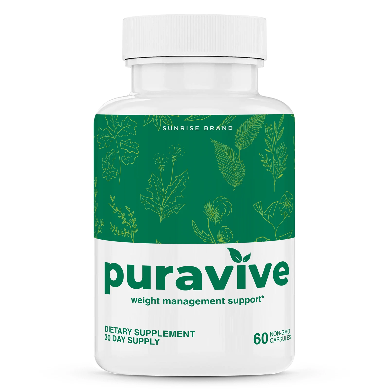 Puravive Pills, Puravive Capsules Weight Loss Support - 60 Capsules