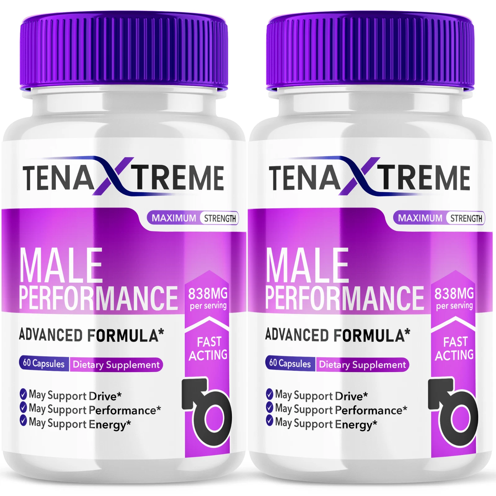 Tena Xtreme Male Pills Advanced Vitality Support Formula Supplement 120 Capsules