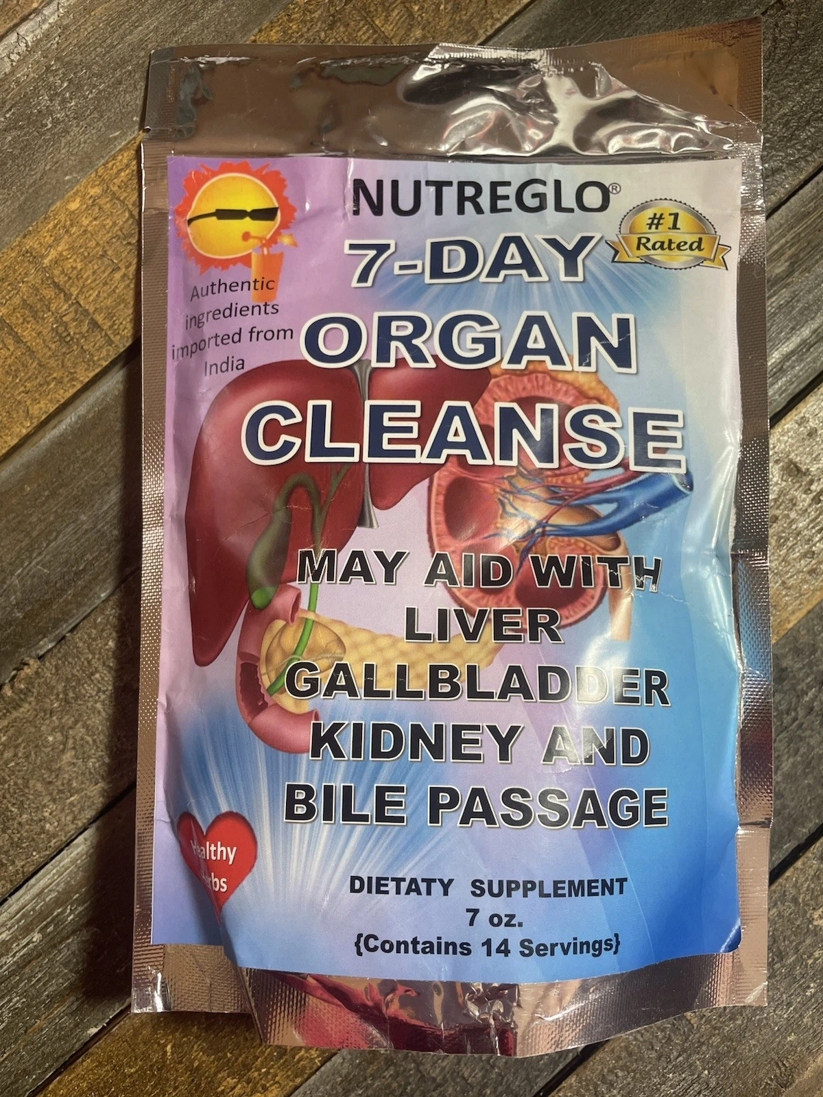 NUTREGLO 7 Day Organ Cleanse Exp 12/27