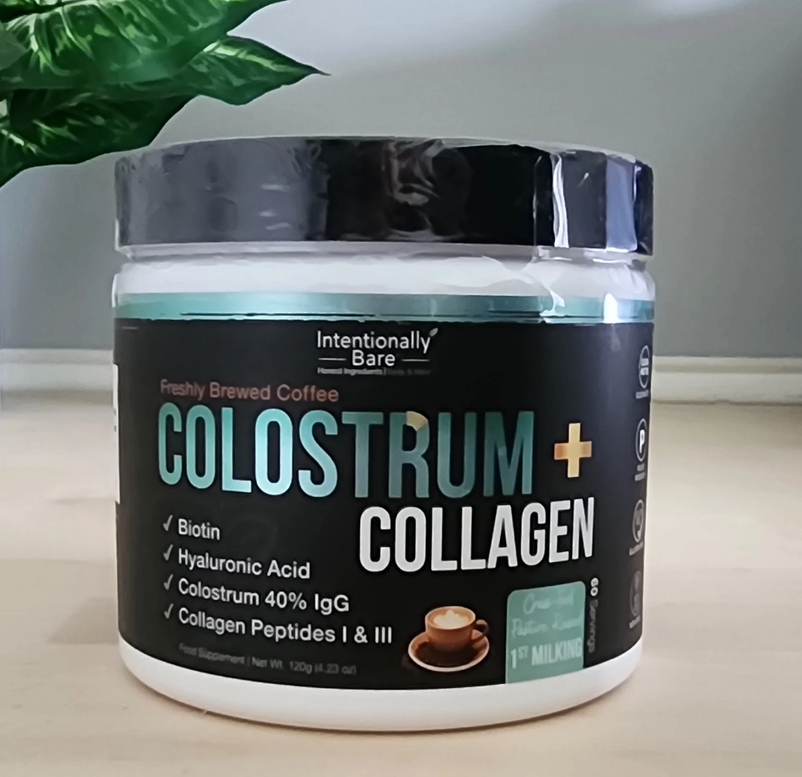 TWO PACK Colostrum + Collagen Powder, Skin, Joint & Gut, Brewed Coffee Flavor