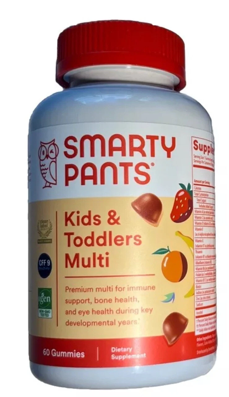 SmartyPants Kids & Toddler Multi Gummies Dietary Supplement - 60ct 12/2024
