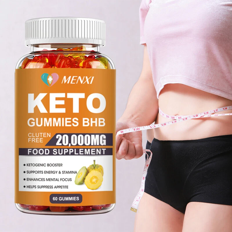 KETO BHB Diet Gummies 20,000mg Fat Burner ACV Weight Loss Appetite Suppressant