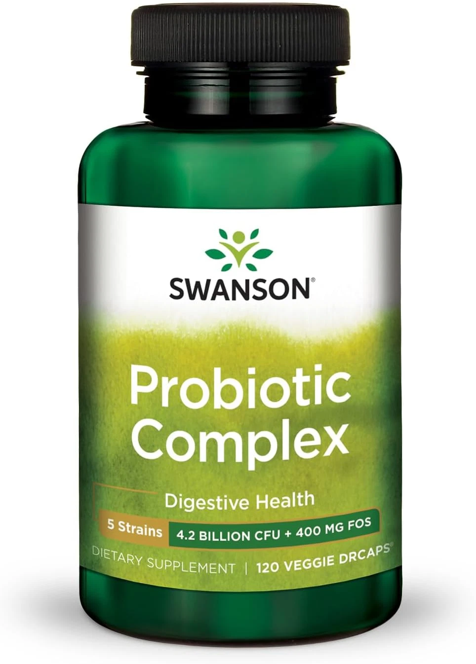 Probiotic Complex 4.2 Billion CFU 5-Strain Digestive Health Fat Metabolism Sa...