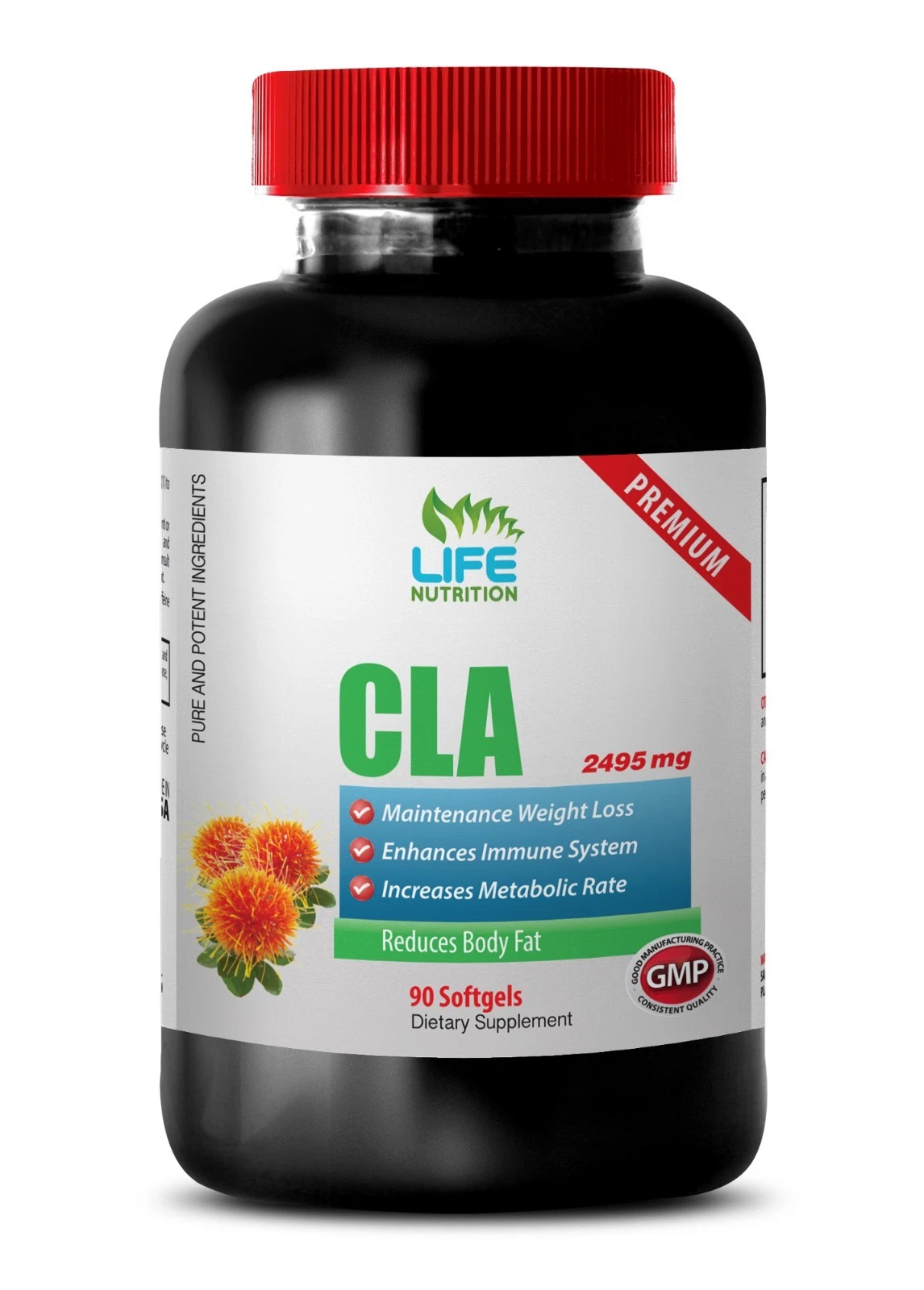 Natural fat burners for weight loss - CLA 2495MG - cla diet pills 1B