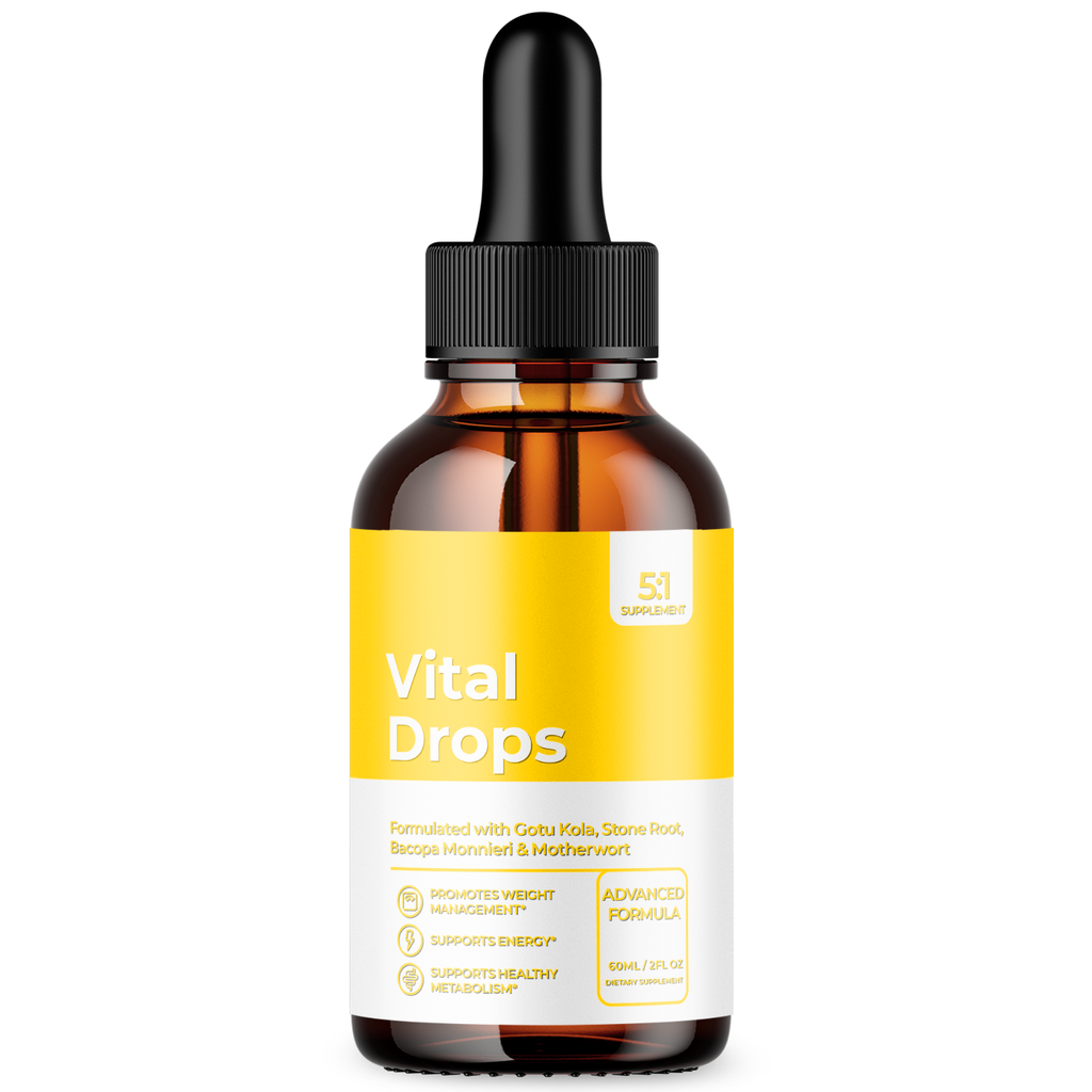 Vital Drops Maximum Strength Keto Formula Weight Management Supplement 60ML