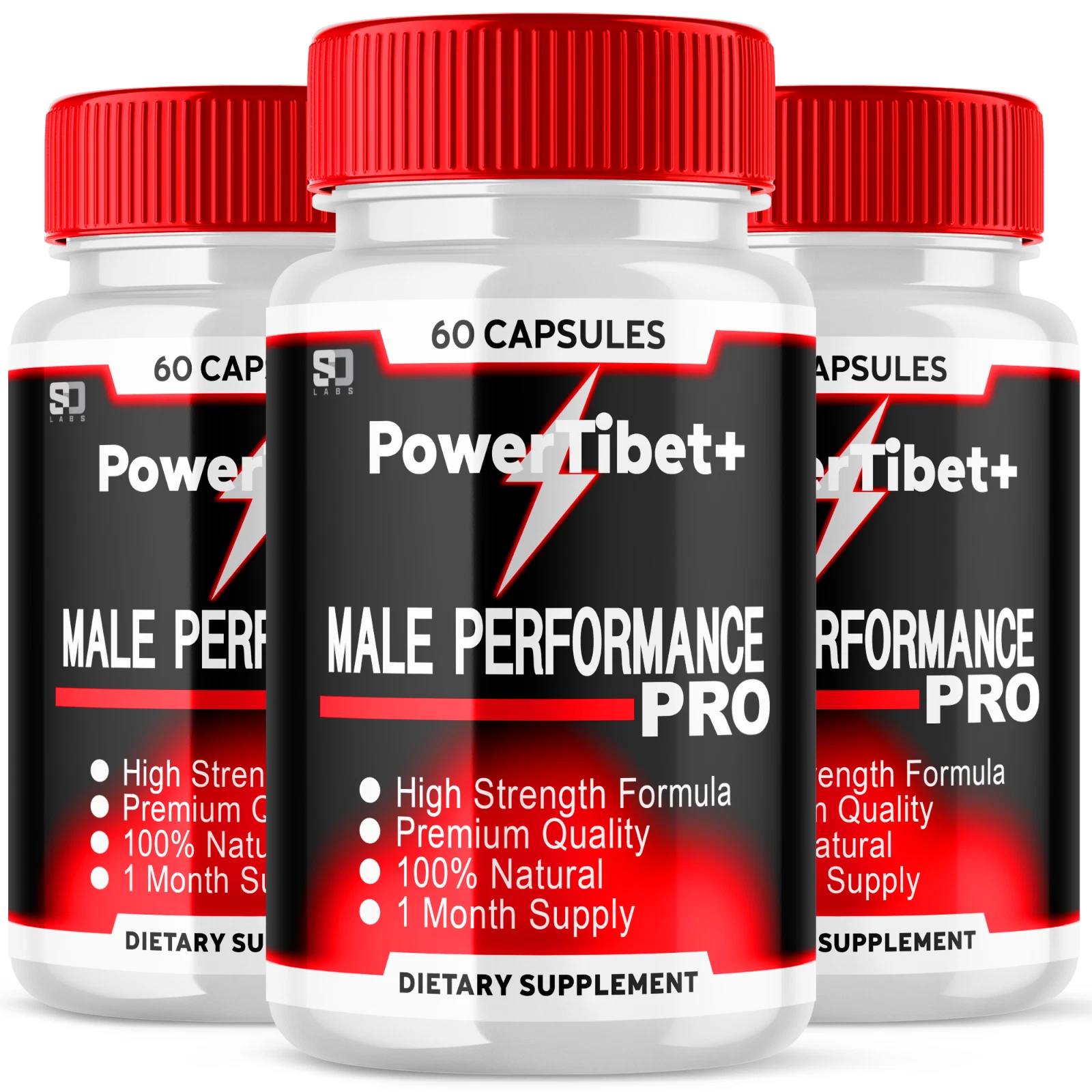 Power Tibet + Enhanced Vitality and Performance Support for Men (3 Pack)