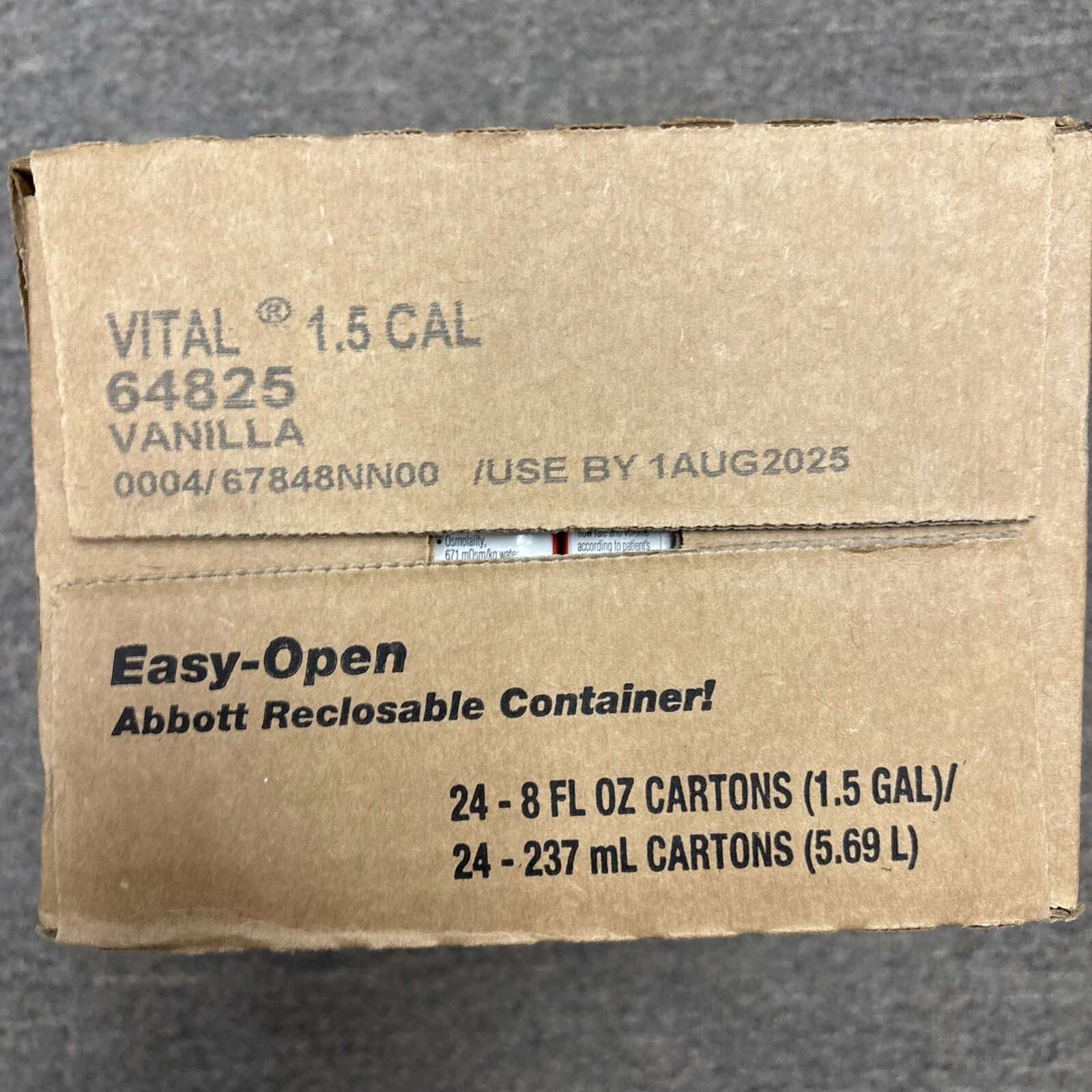 Vital 1.5 Vanilla 64825 24/ca