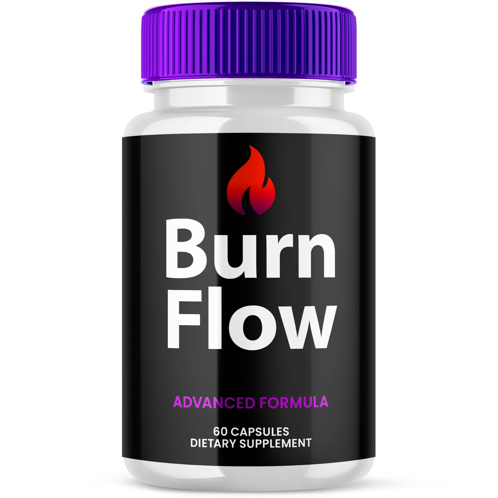 Burn Flow Advanced Formula Natural Energy & Fitness Support Vitamin 60 Capsules