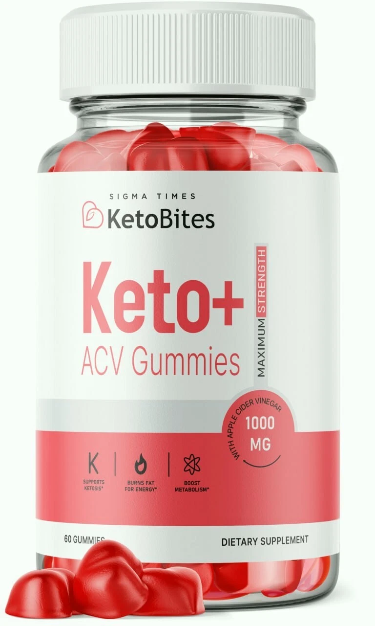 (1 Bottle) Keto Bites, Keto Bites ACV Gummies, KetoBites Gummies Weight Loss