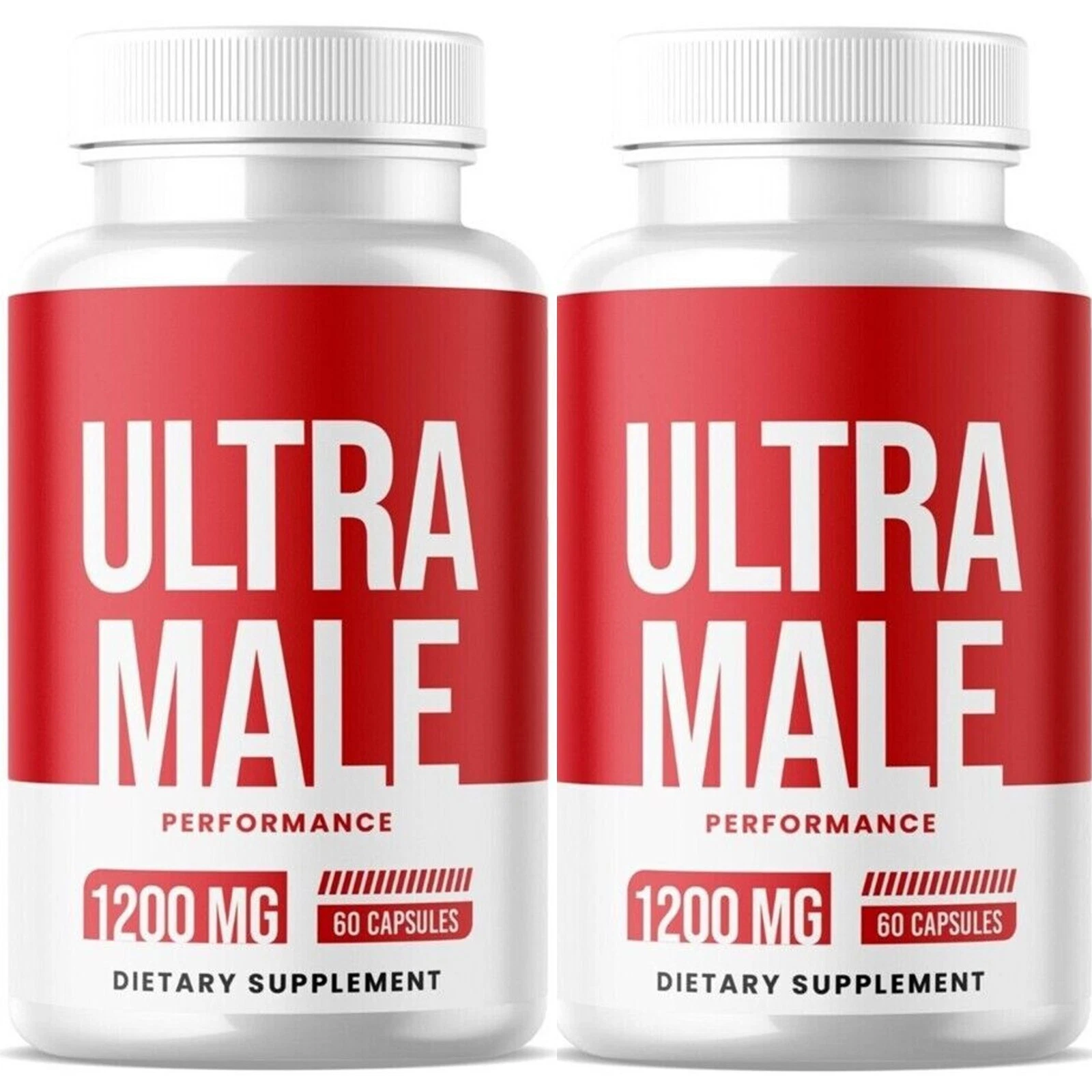 Ultra Male Pills for men ED BIG Boost Vitality Performance - 60 Capsules 2 PACK