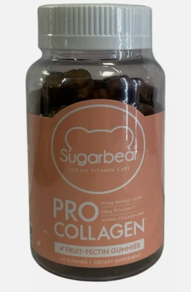 *Sugarbe@r Pro Collagen Fruit-Pectin Gummies (60 Gummies) NEW
