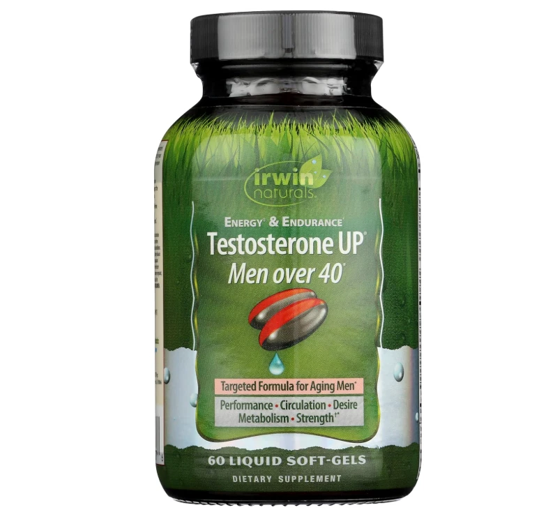 Irwin Naturals Testosterone Up Men over 40 - Boost Energy, Stamina