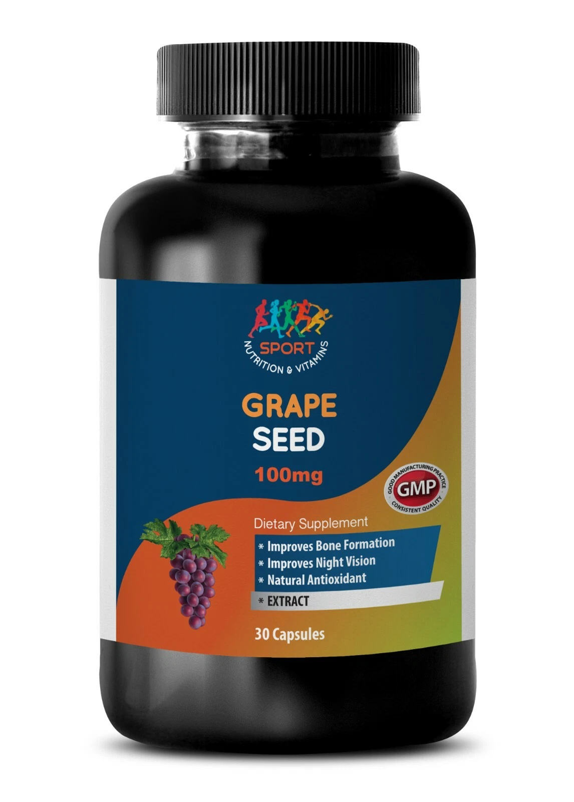weight loss diet pills - GRAPE SEED EXTRACT 100mg - natural 1 Bottle 60 Capsules