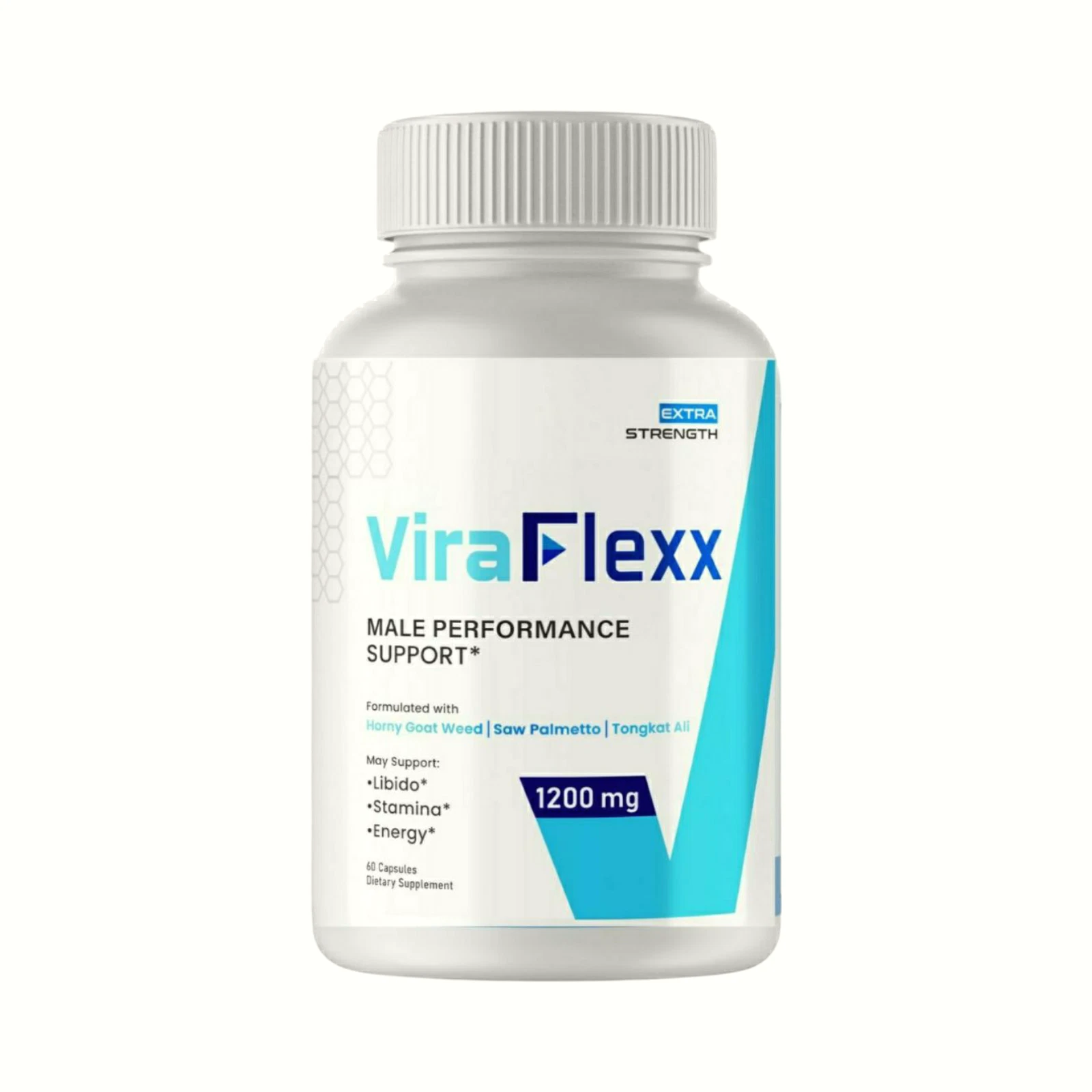 ViraFlexx Capsules, Vira Flexx Mens Dietary Supplement (60 Capsules)