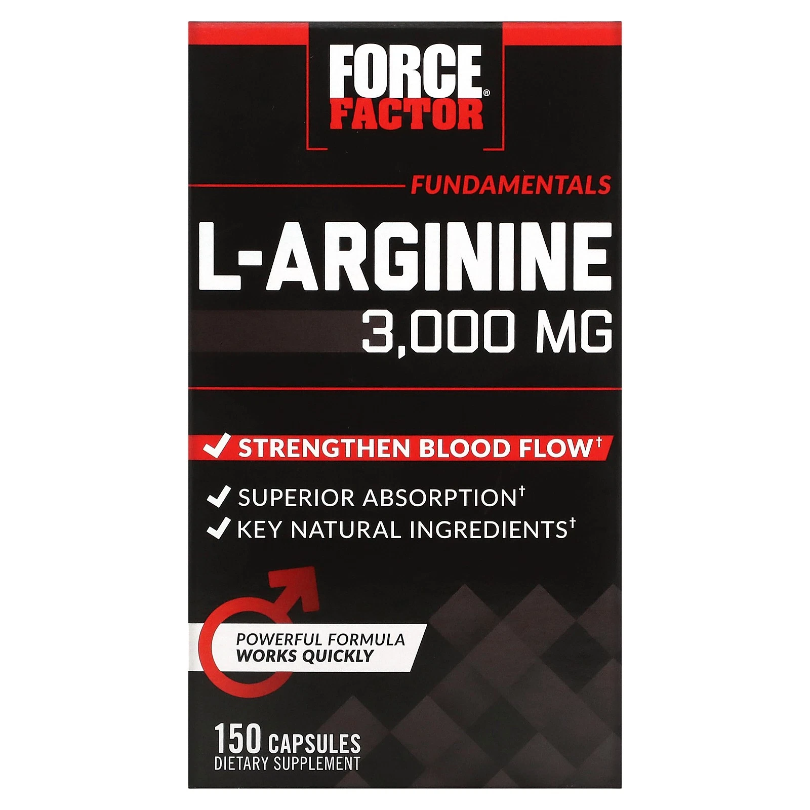 L-Arginine, 150 Capsules