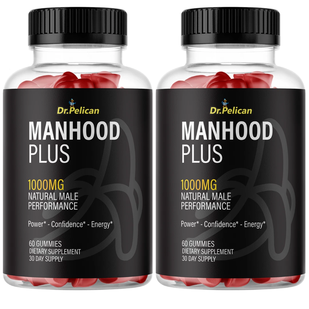 Manhood Plus- Keto & Weight Support- 2 Bottles- 120 Gummies