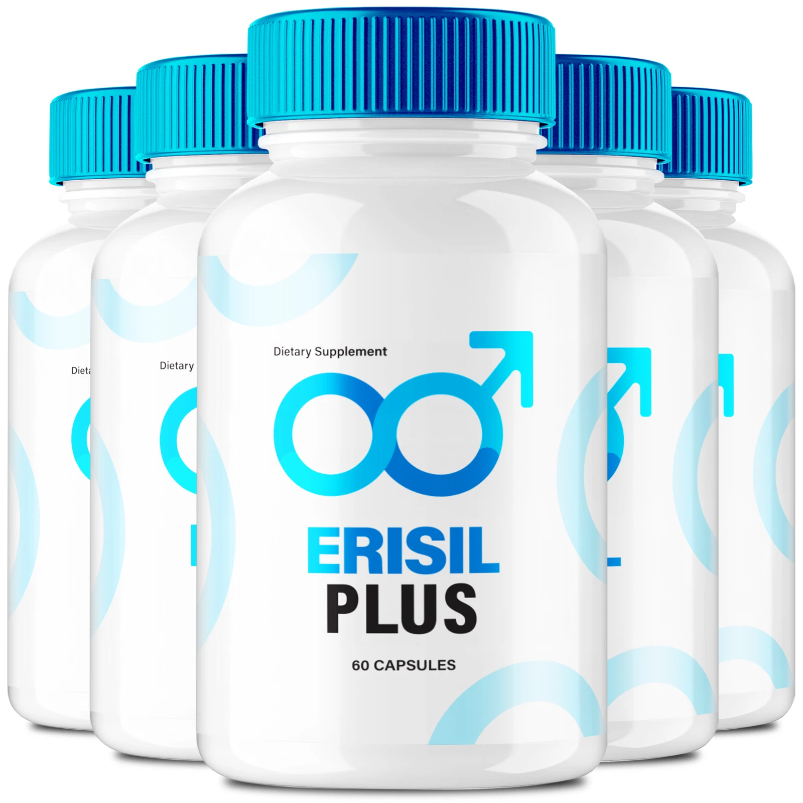 (5 Pack) Erisil Plus Men Capsules, ErisilPlus Male Performance Supplement Pills