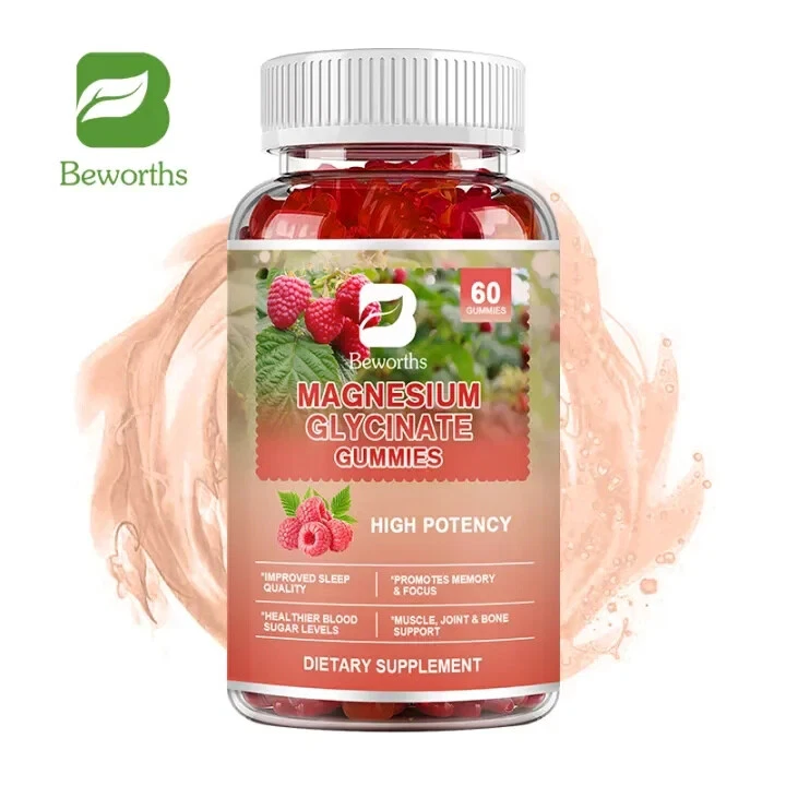 Magnesium Glycinate Gummies Coenzyme Q10 100mg Heart Health/Blood Sugar Level