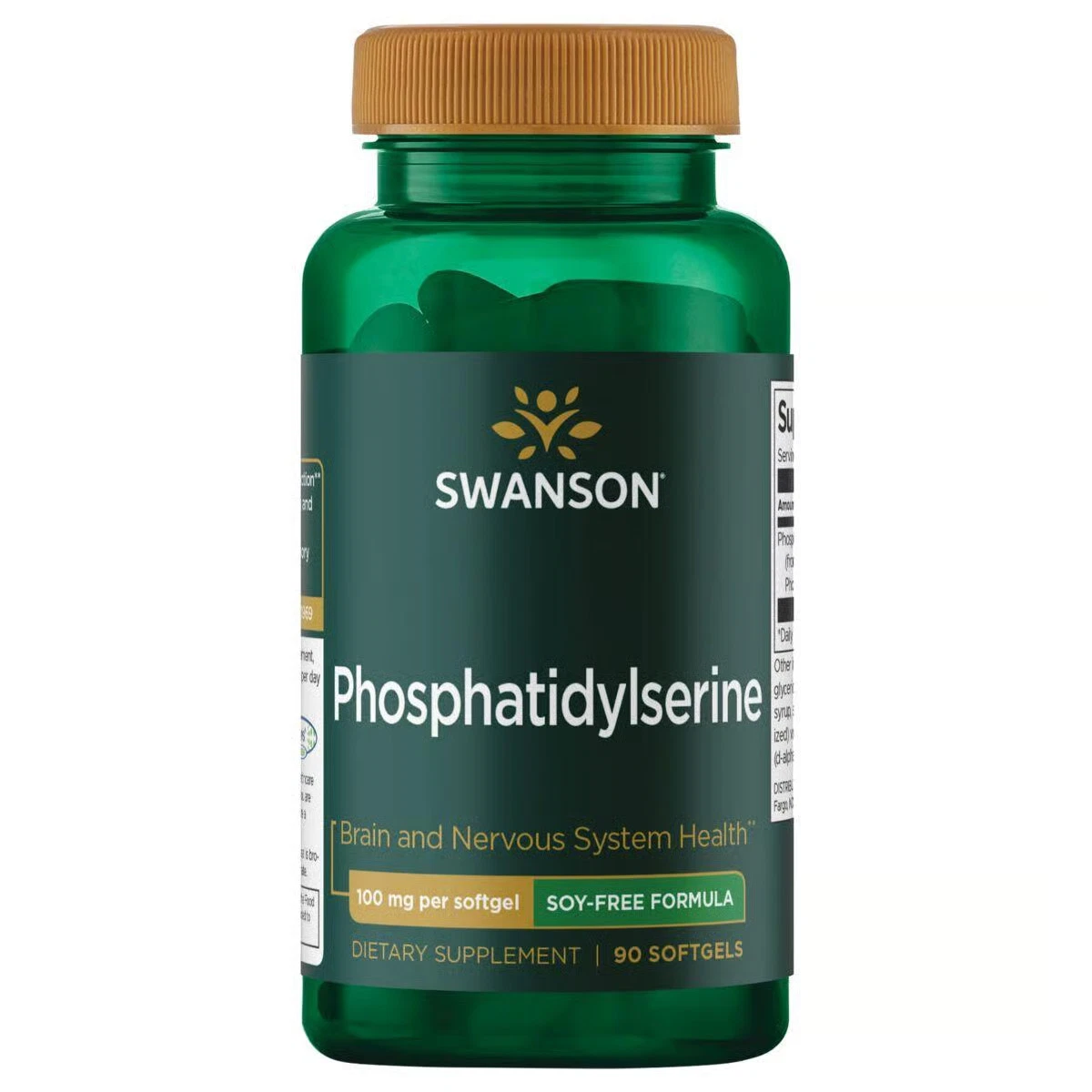 Swanson Phosphatidylserine Soy-Free Formula 100 mg 90 Softgels
