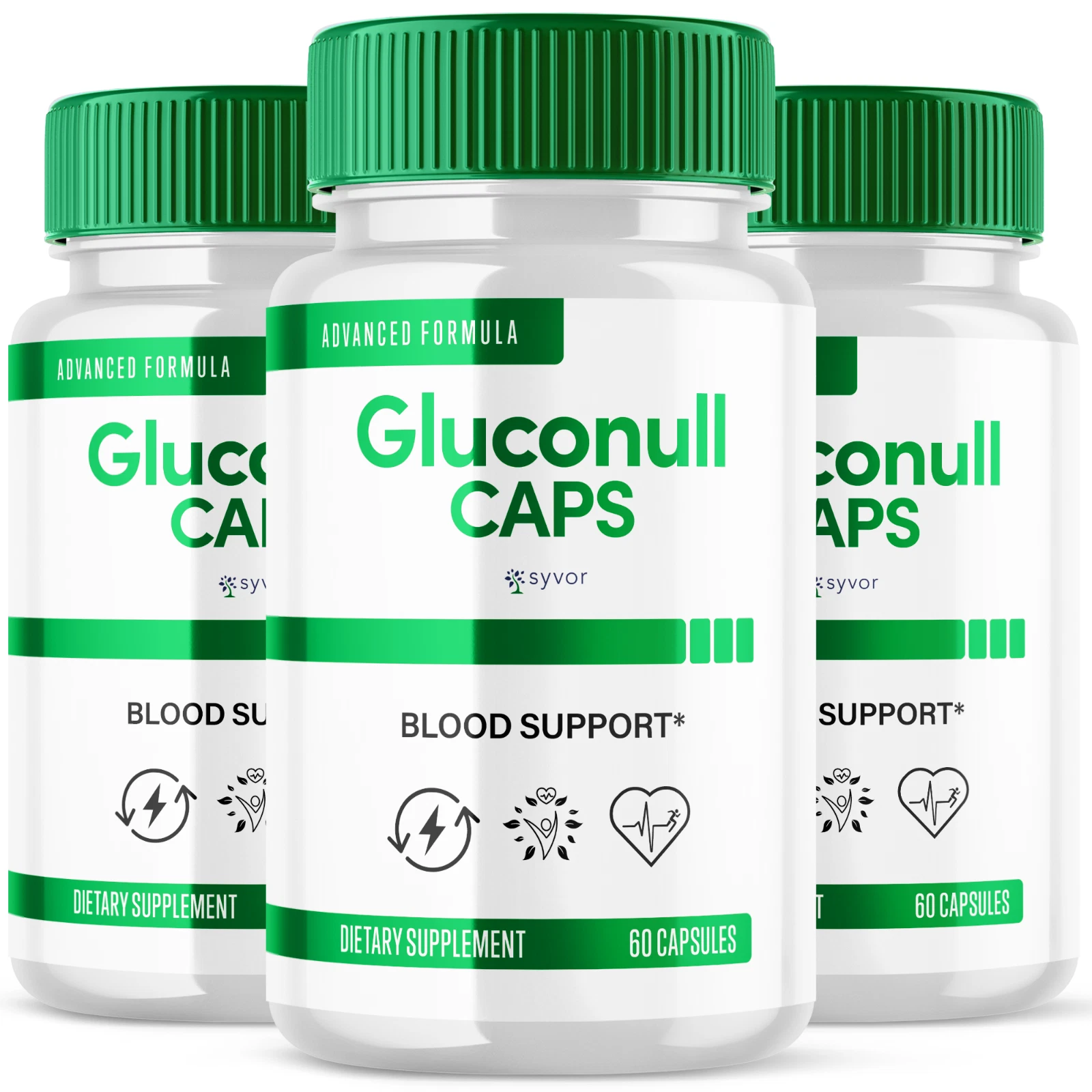 Gluconull Blood Support Formula Gluconull Advanced Glycogen Support 180 Capsules