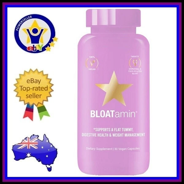 BLOATAMIN by Hairtamin Digestive Health Flatter Stomach Reduce Water Weight 30C