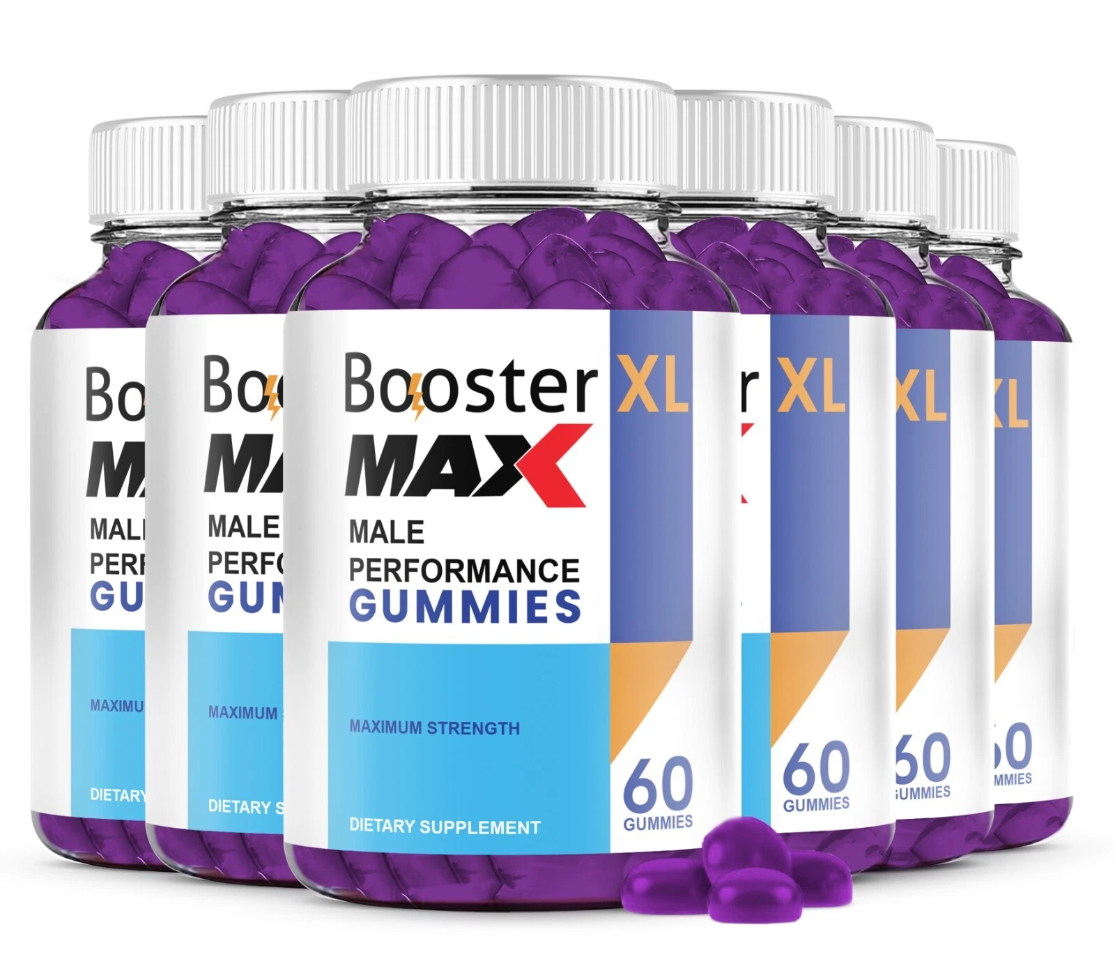 Booster XL MAX Male Gummies - Maximize Vitality and Performance (6 Pack)