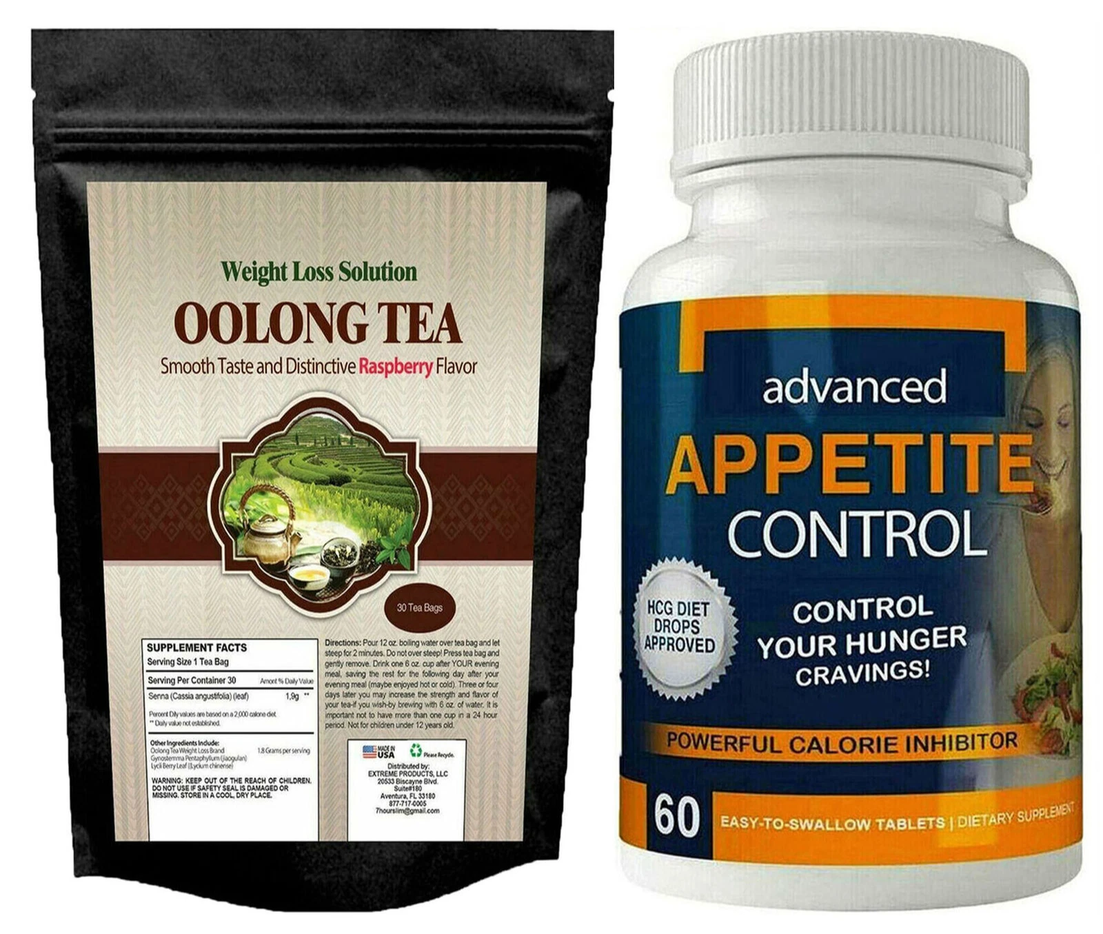 Oolong Tea Detox Weight Loss & Appetite Control Fat Burner Dietary Supplement