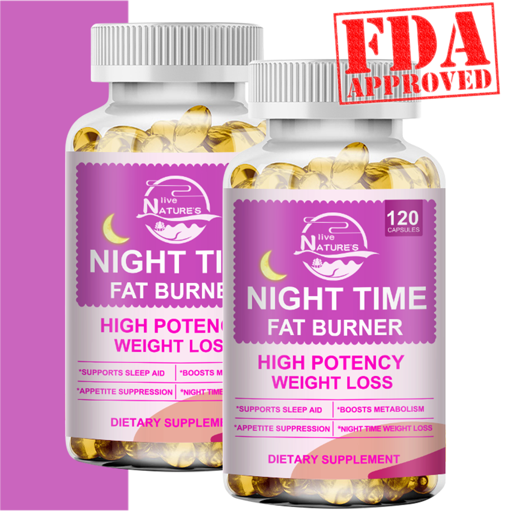 2Packs Night Burn Extreme, Fat Burner Weight Loss Capsules, Appetite Suppressant