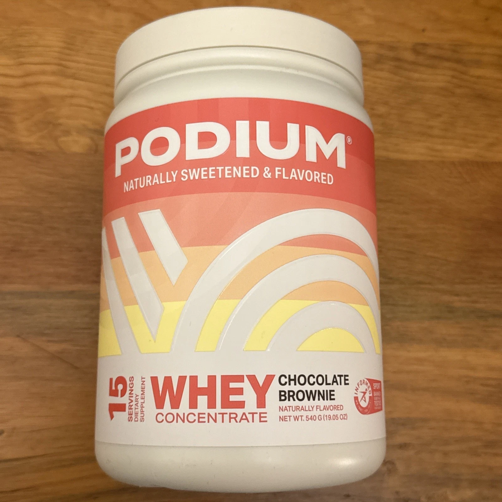 Podium Nutrition Whey Protein - Chocolate Brownie - 16.72oz EXP DATE: 01/2026