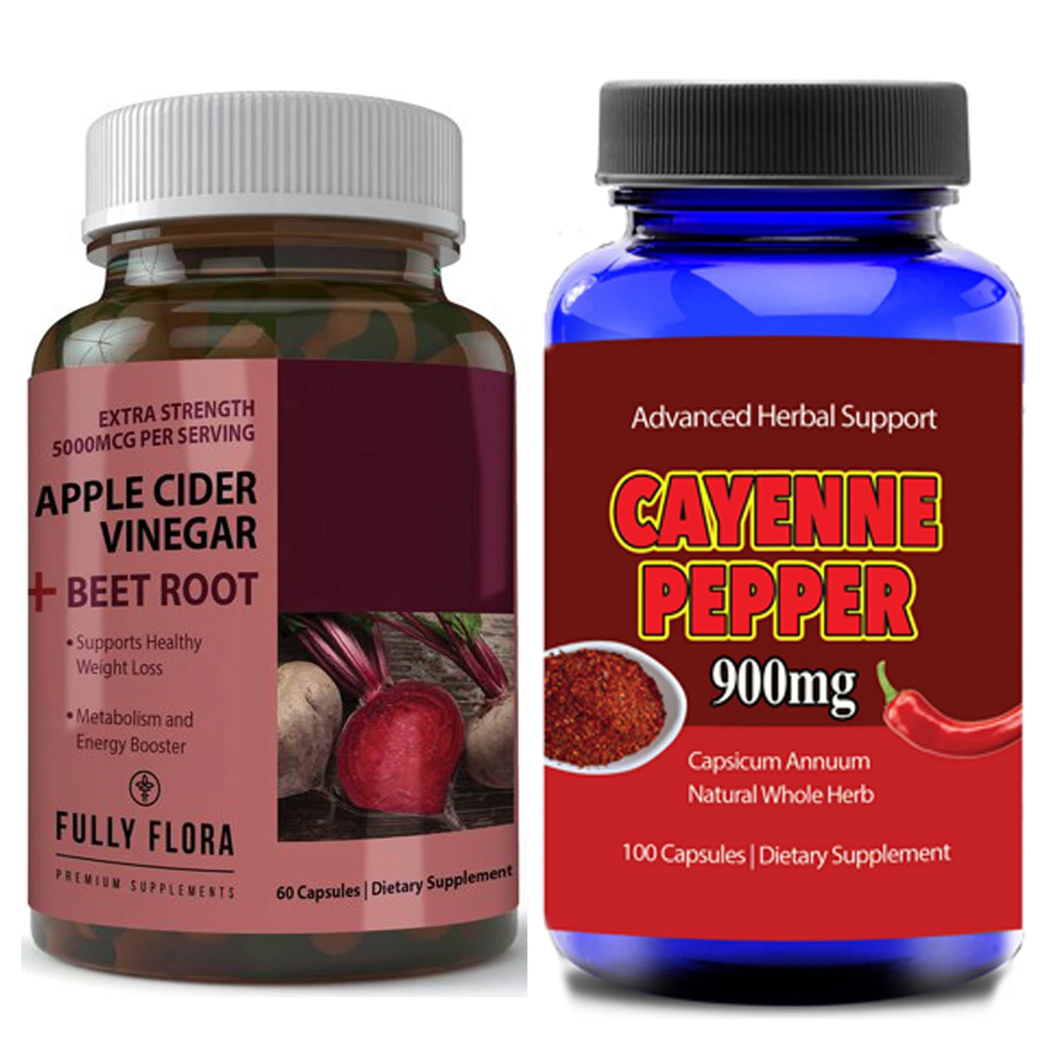 Apple Cider Vinegar Beet Root Cayenne Pepper Fat Burn Weight Loss Supplements
