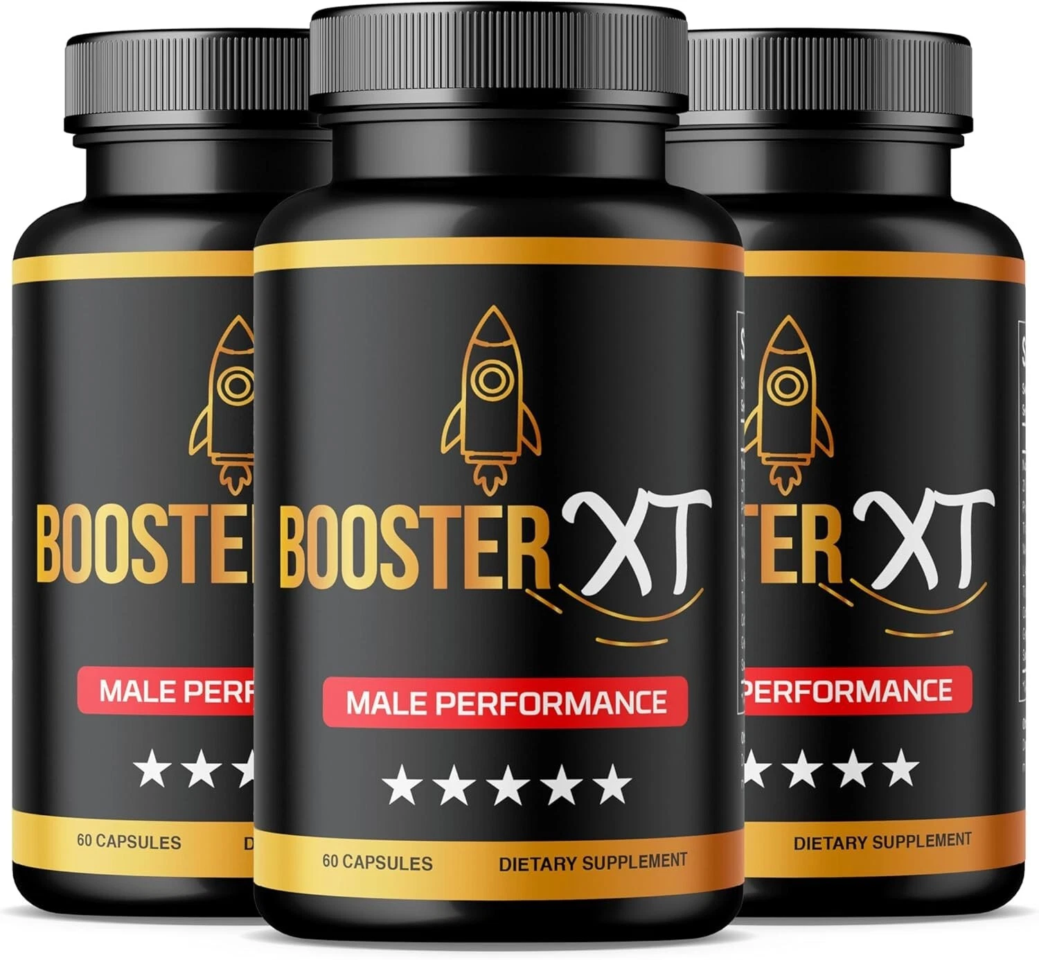 Booster XT Male Performance Advanced Formula Supplements (180 Capsules) 3-Pack