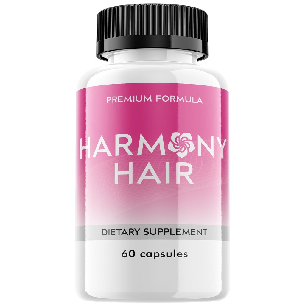 1 Pack - Harmony Hair Supplement Pills, Support Healthy Hair Growth (60 Pills)
