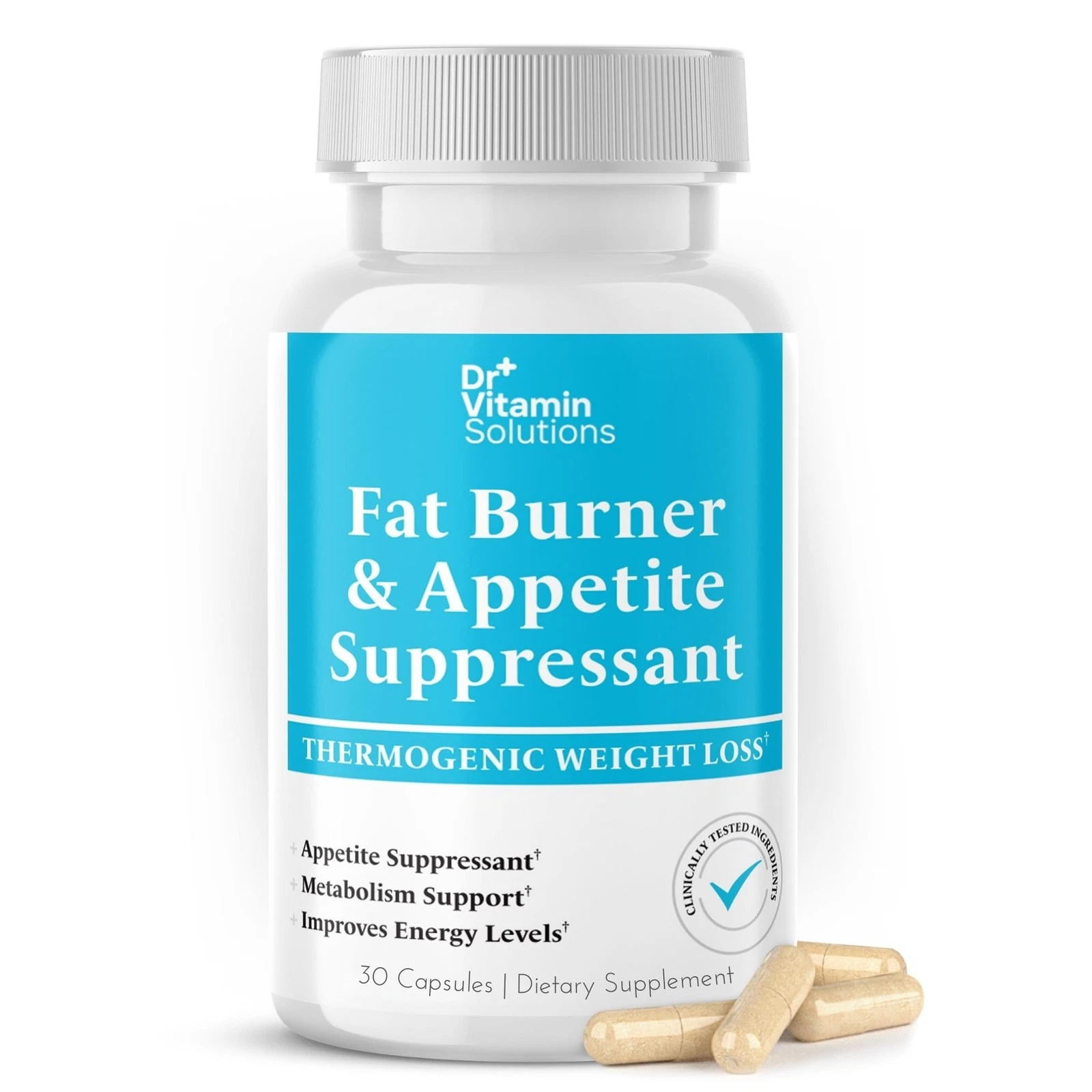 Fat Burner for Women & Men - Appetite Suppressant for Weight Loss - Pills w/M...
