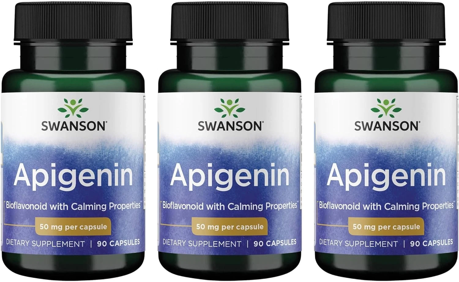 Apigenin Supplement for Sleep - 90 Caps, 50 Mg Each - Sleep and Relaxation wi...