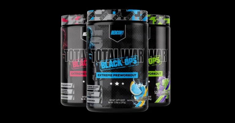 REDCON1 TOTAL WAR BLACK OPS Ultra-Dosed Extreme Pre-Workout 20 Servings