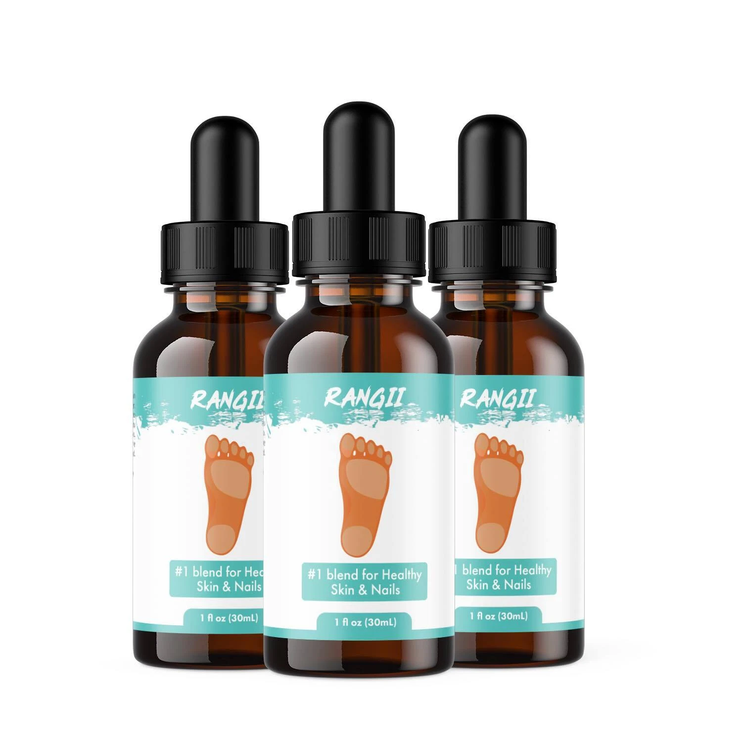 Rangi Drops - Rangi Nourishing Drops For Healthy Nails and Skin (3 Oz) - 3 Pack