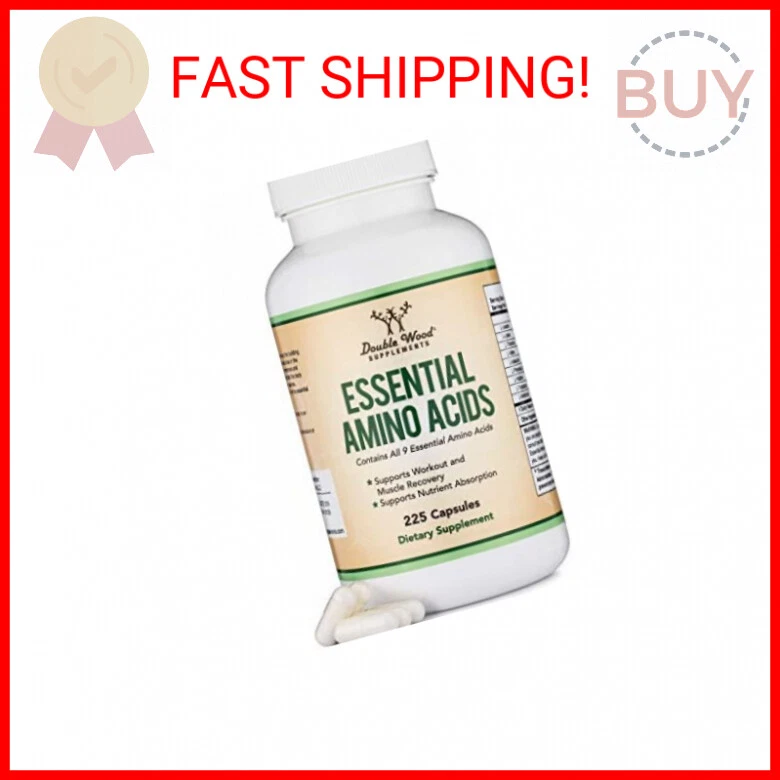 Essential Amino Acids - 1 Gram Per Serving Powder Blend of All 9 Essential Amino