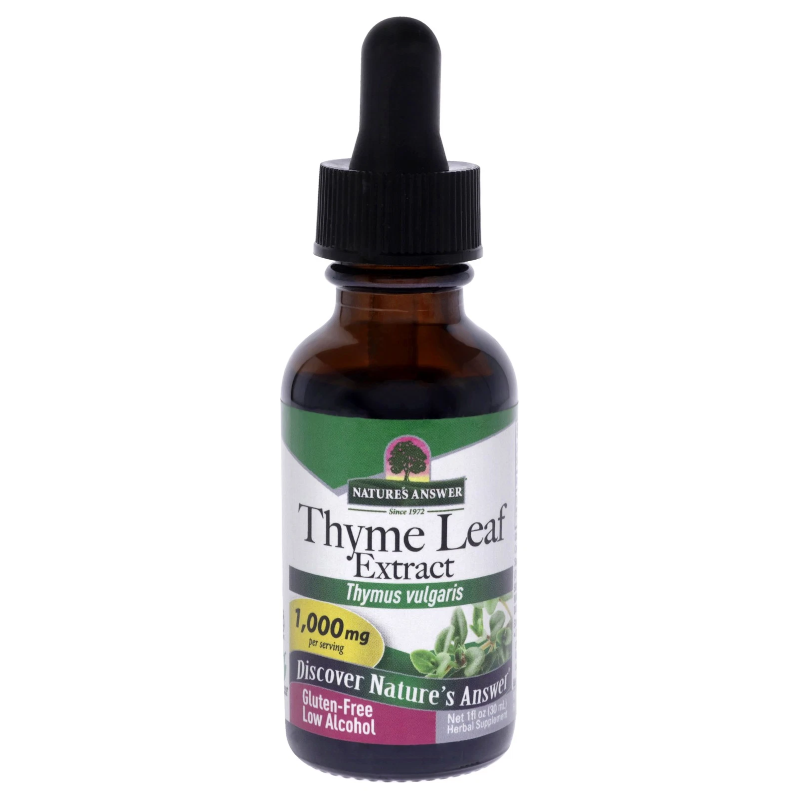 Thyme Leaf Extract - 1000mg by Natures Answer for Unisex - 1 oz