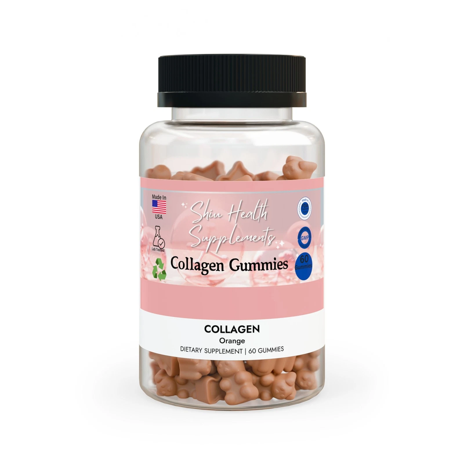 Shiu Health Supplements Collagen Gummies (60 Gummies)