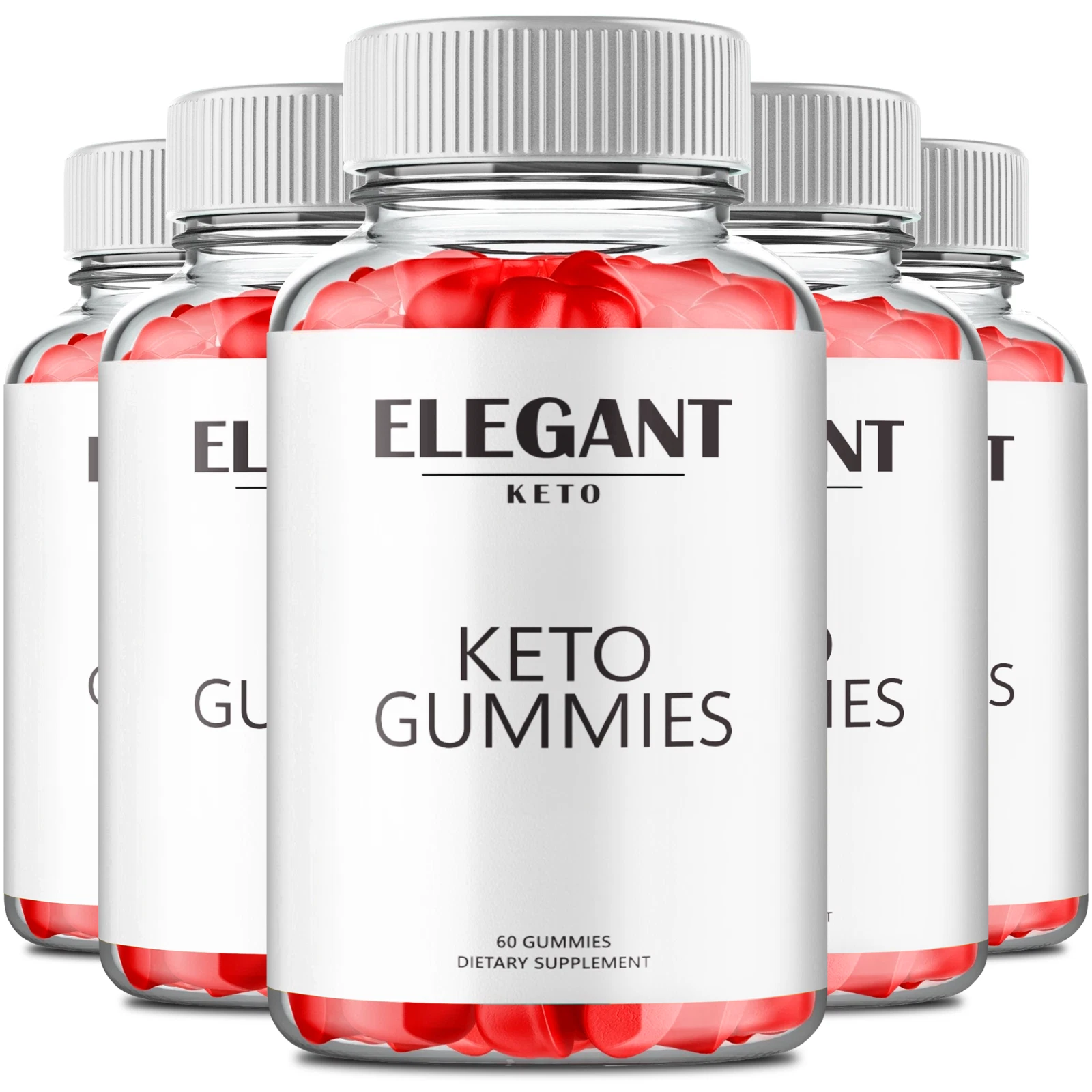 (5 Pack) Fitness Elegant ACV Gummies, Advanced Weight Loss Keto ACV Gummy