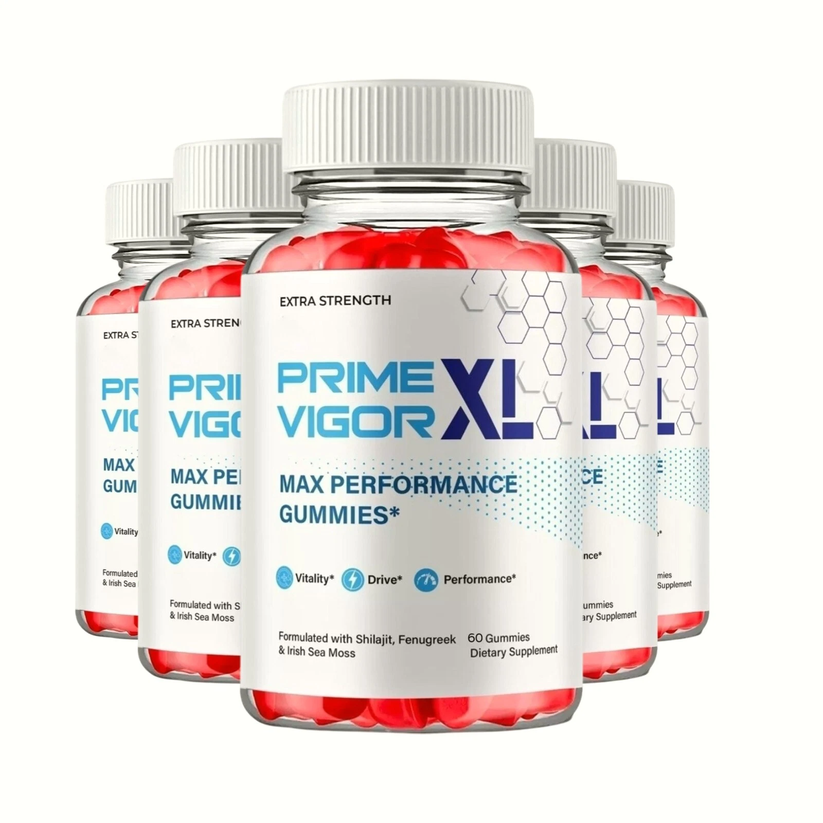 5-Pack Prime Vigor XL Gummies for Men – PrimeVigor XL Male Gummies - 300 Gummies