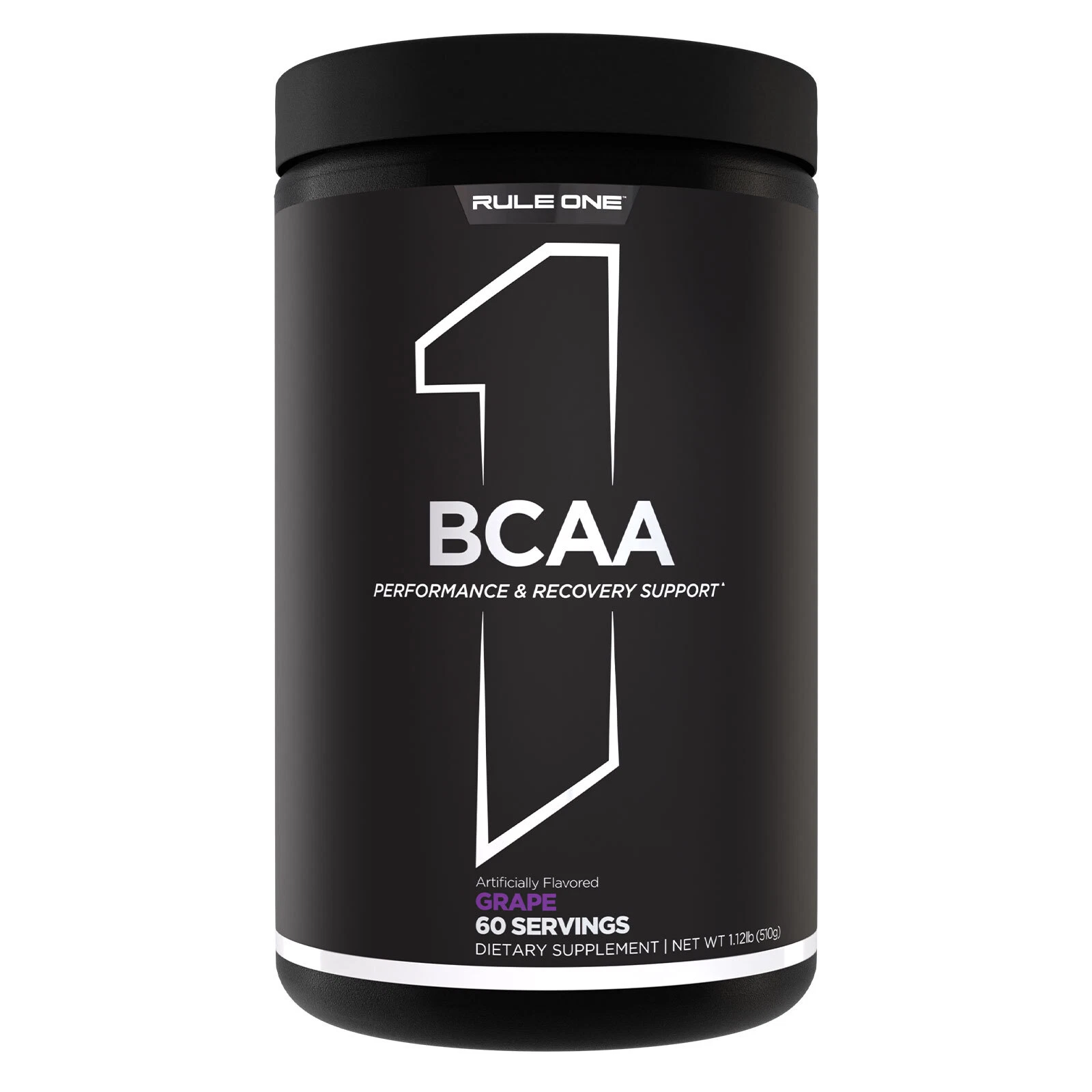 RULE 1 Train BCAAs 30 serv Juicy Grape Stim Free Intra Workout 450g