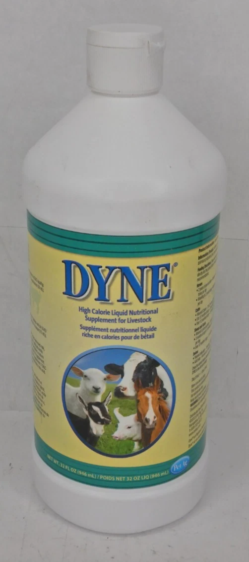 PetAg Dyne High Calorie Liquid for Livestock 32oz BB 07/2026