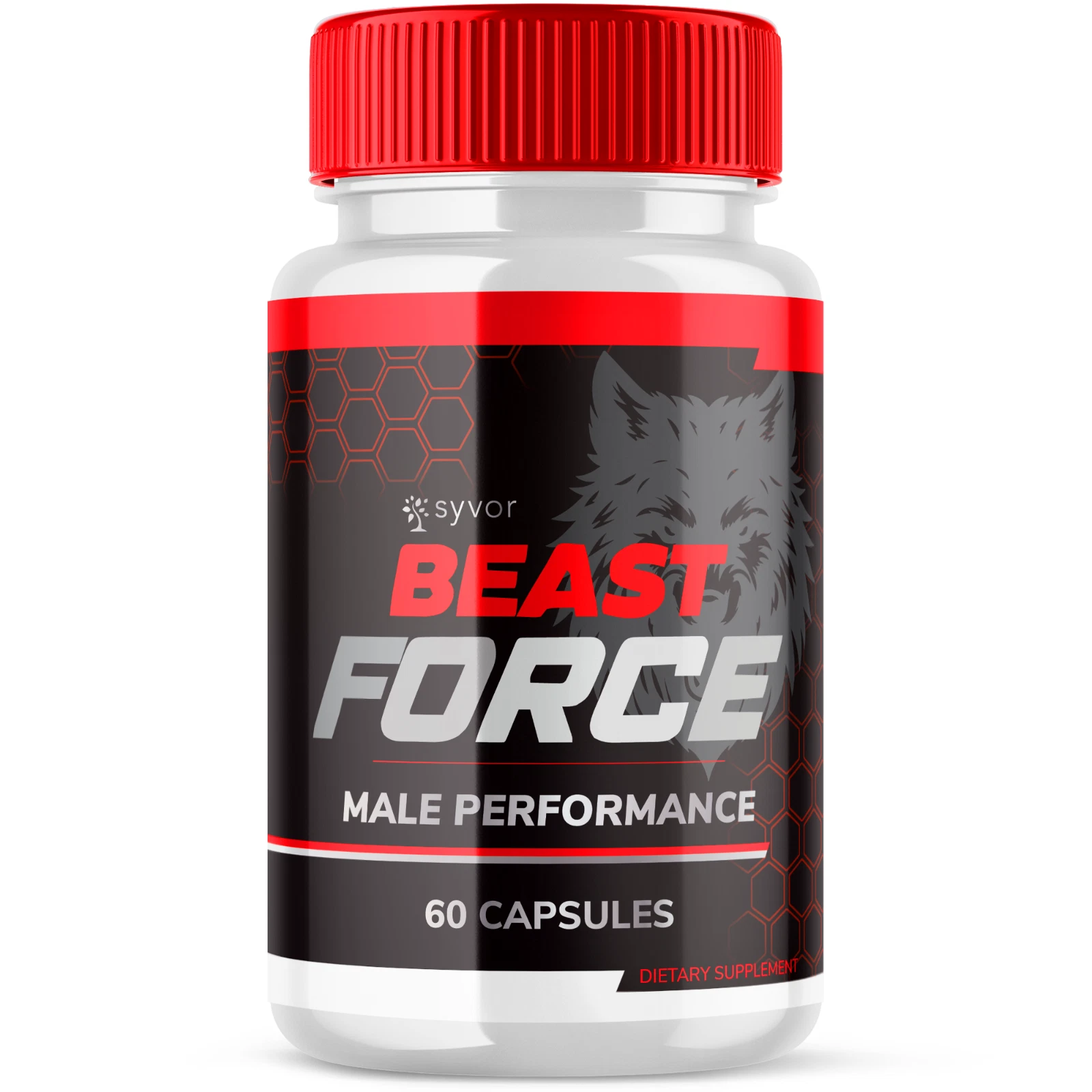 Beast Force Male Support Vitamin Max Strength Supplement for Men 60 Capsules