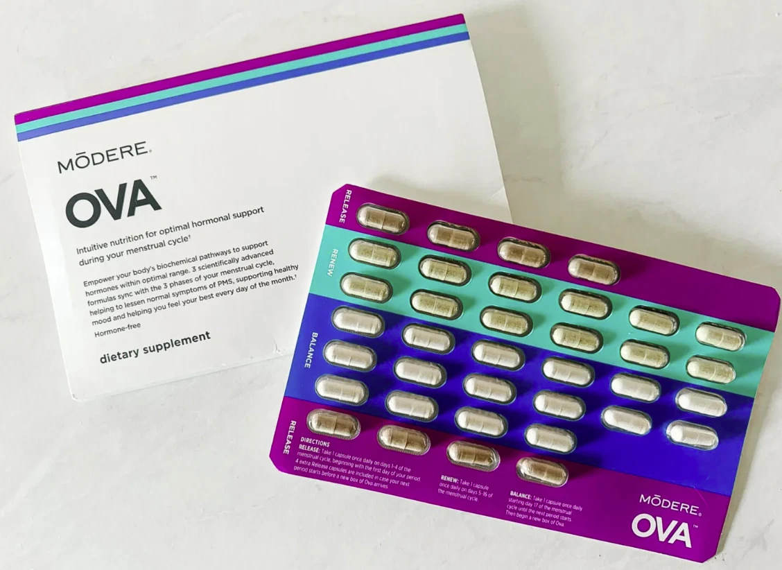 Modere Ova Female Health Menstrual Cycle Support NEW Hormone-Free Supplement