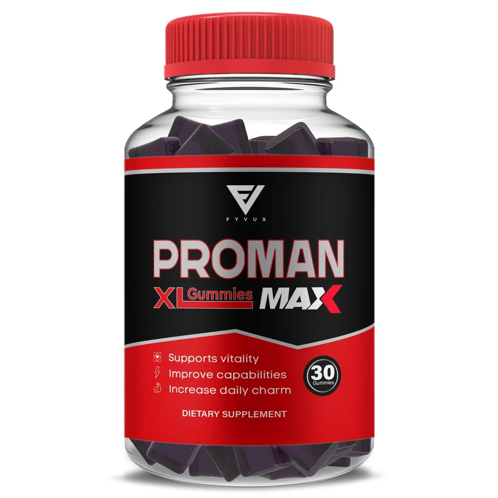 Proman XL Max Gummies Pro Man XL Max Strength Formula (1 Month Supply)